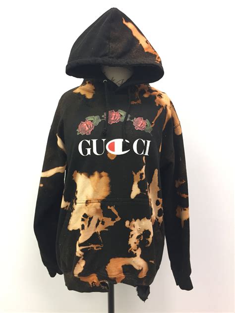 sweatshirt gucci x champion|Gucci hoodie cost.